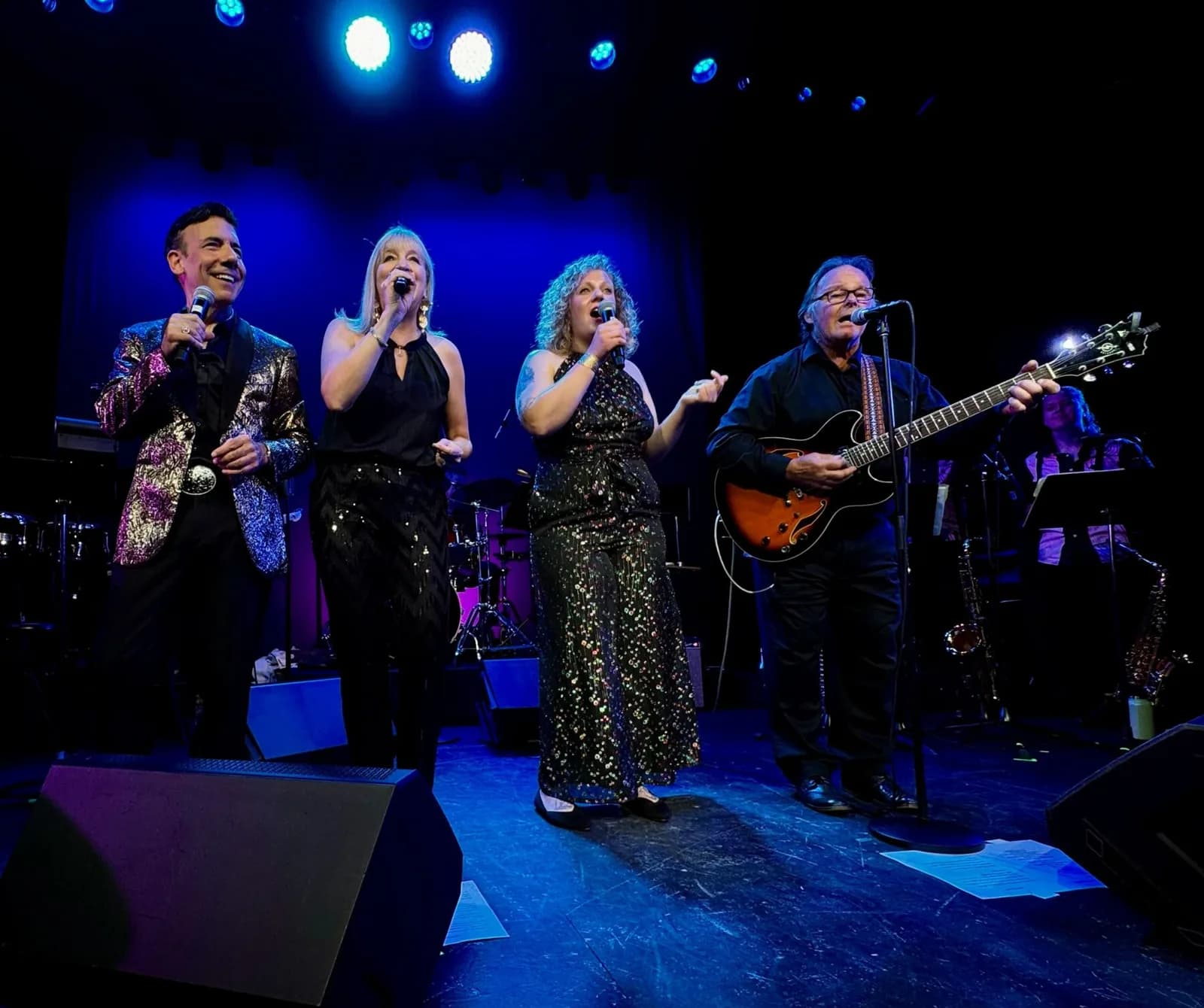 Chaz Esposito and his band performing Legends of the '60s